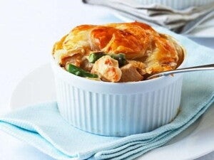 Chicken Mushroom and Asparagus Pie
