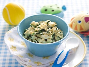 Scrambled Eggs with Spinach