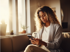 Woman on her phone