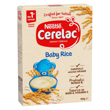 CERELAC Baby Rice Front of Pack 3D 2025