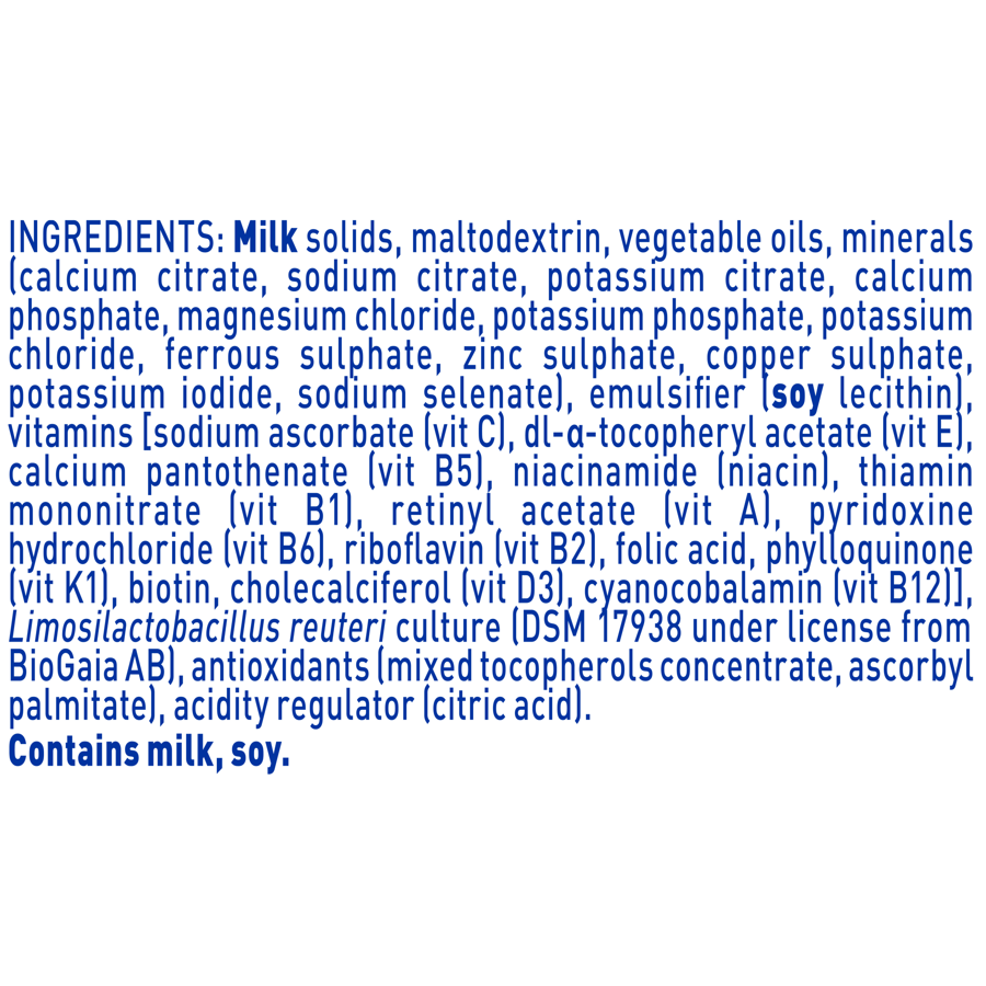 NAN Comfort 2 2025 Ingredients