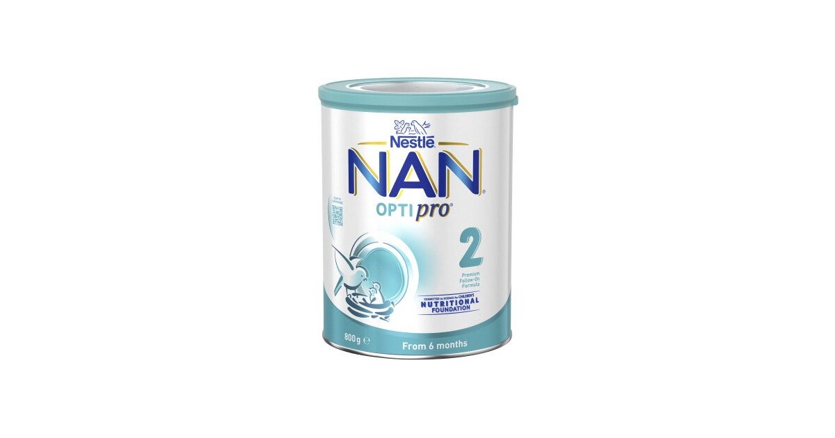 Nestle Nan 2 Optipro Dry Milk Mixture for 6+ Months Babies 800g